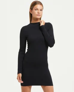 Abito corto manica lunga seamless