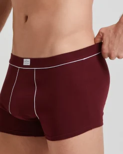 Boxer cotone con dettagli a contrasto