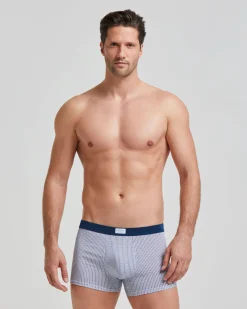 Boxer cotone motivo cravatteria