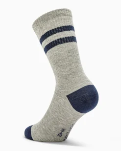 Calza tennis Argo cotone con righe a contrasto