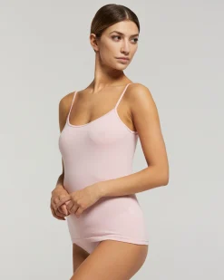 Canotta donna cotone spalla stretta