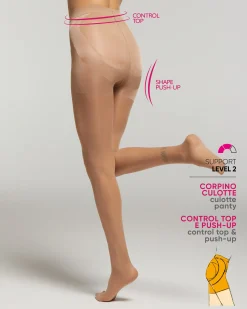 Collant control push-up 40 denari