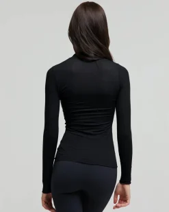 Maglia collo alto in modal cashmere