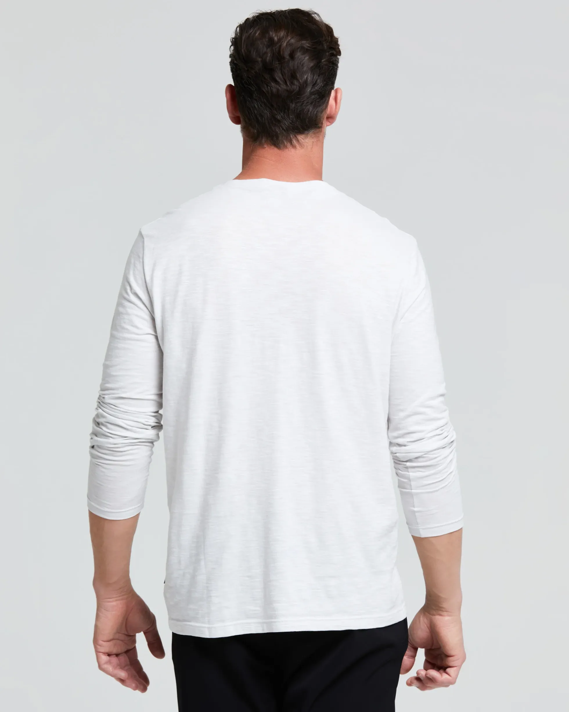 MAGLIA UOMO MANICA LUNGA COTONE FIAMMATO