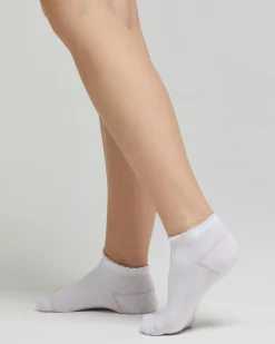 Minicalza cotone Diva con cappette e righe