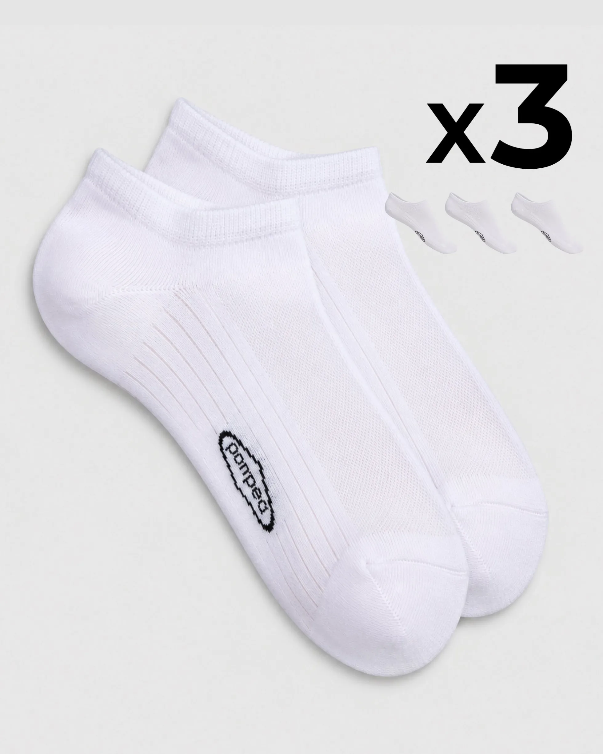Minicalza cotone x3 donna