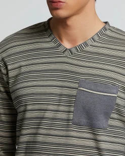 PIGIAMA LUNGO COTONE INTERLOCK NEBBIOLO