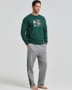 Pigiama lungo cotone York