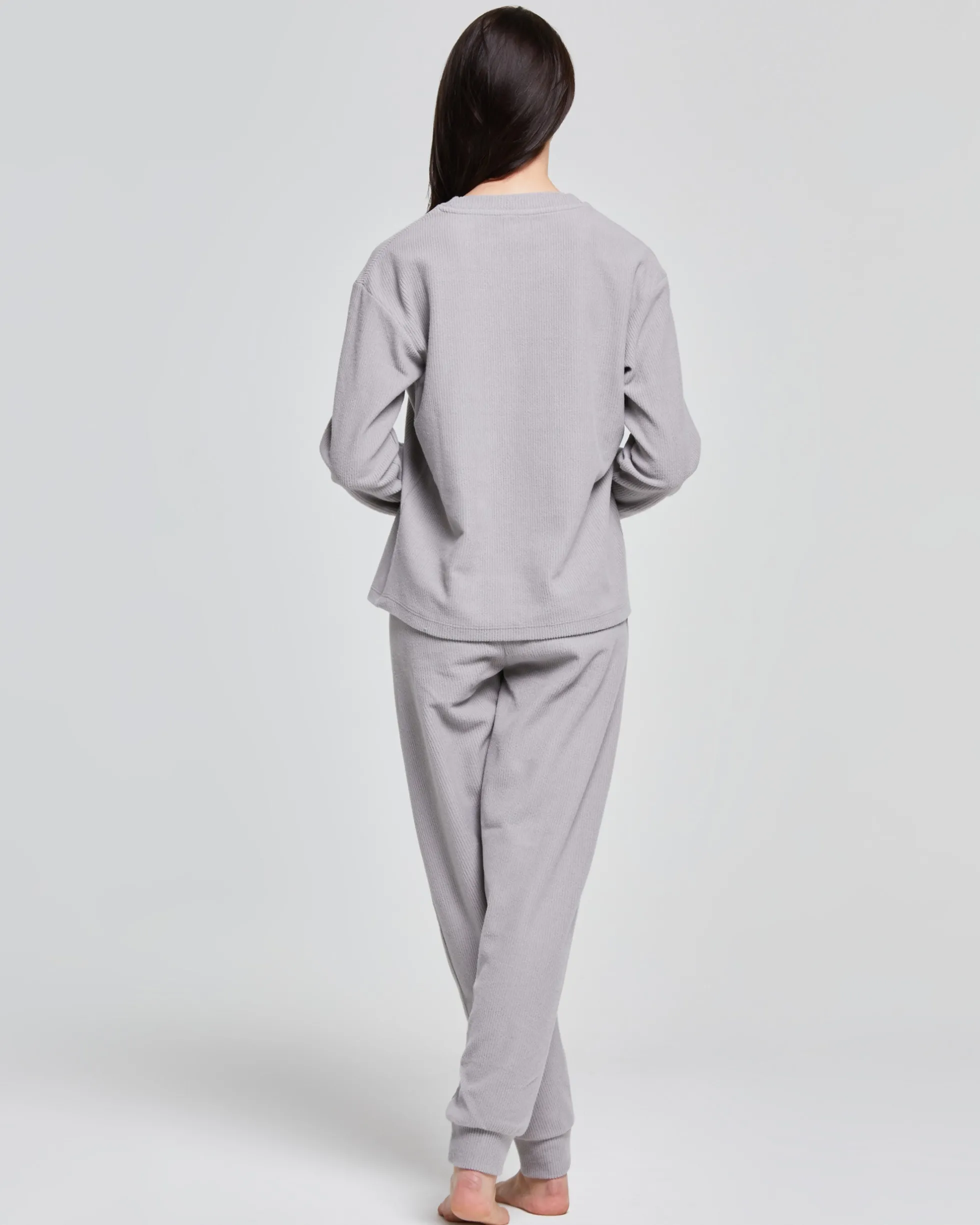 Pigiama lungo micropolar Garofano
