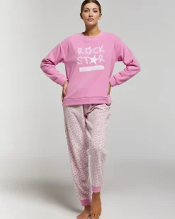 Pigiama lungo micropolar Pamela