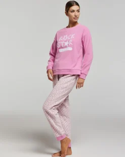 Pigiama lungo micropolar Pamela