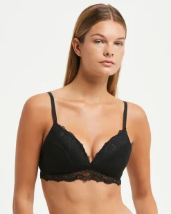 Reggiseno pizzo con coppe imbottite