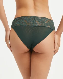 Set Completo coordinato Intimo Pizzo (Verde)
