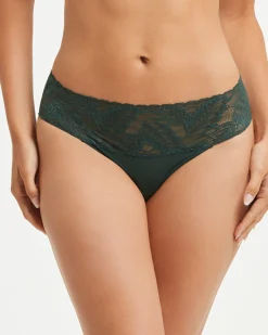 Set Completo coordinato Intimo Pizzo (Verde)
