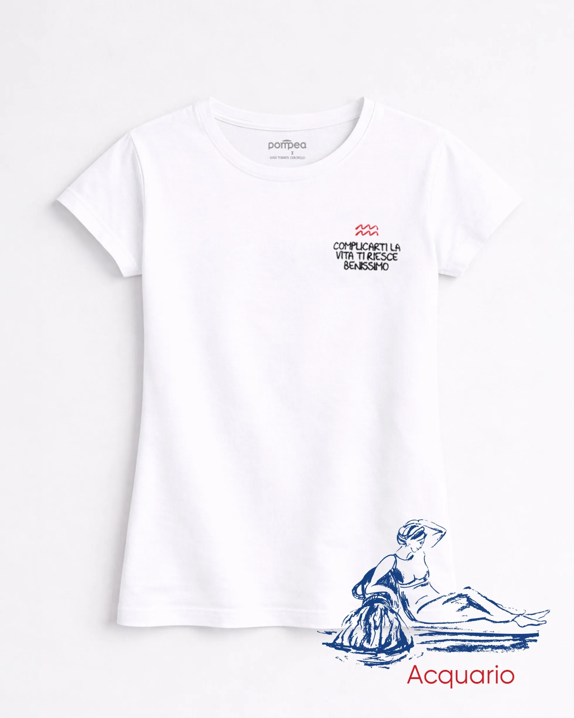 T-shirt donna "Acquario" by Luigi Torres Cerciello
