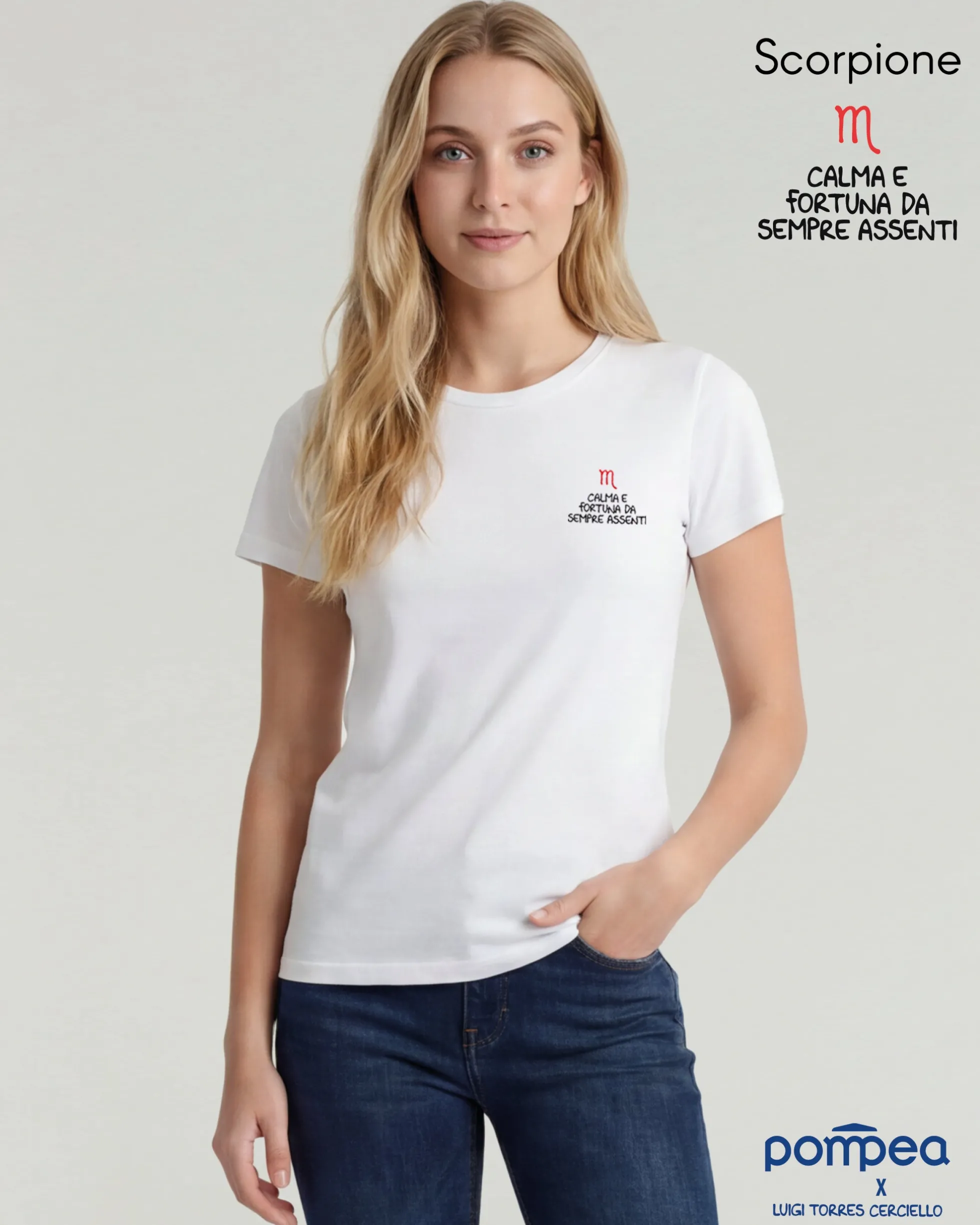 T-shirt donna "Scorpione" by Luigi Torres Cerciello