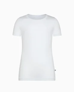 T-shirt girocollo bimbo in cotone organico