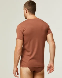 T-Shirt scollo V no stress cotone modal